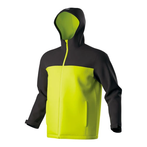 Chaqueta con capucha para correr de dos tonos y peso ligero