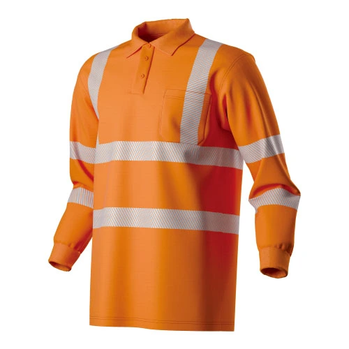 HI-VIS resistente a la llama L/S POLO camisa