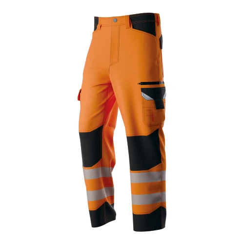 HI-VIS DE TRABAJO elásticos de dos tonos
