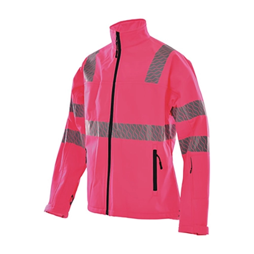 Chaqueta Softshell lluvia color rosa