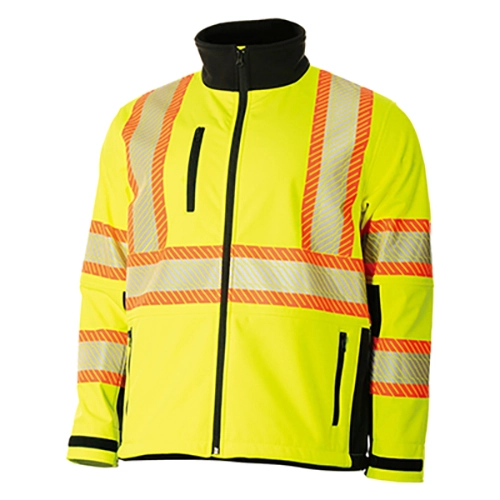 HI-VIS de rendimiento Softshell de dos tonos