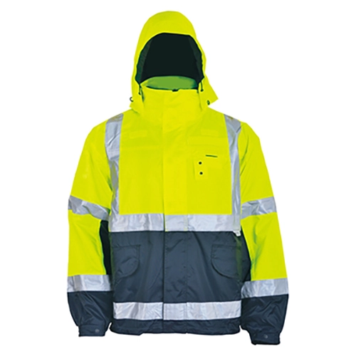 HI-VIS térmica desmontable 2 en 1 de dos tonos