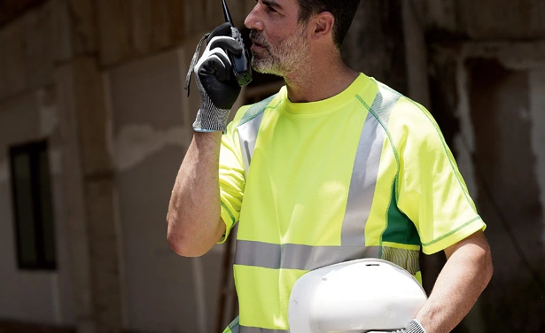 CAMISETA B027 HI-VIS INSERTOS DE MALLA S/S