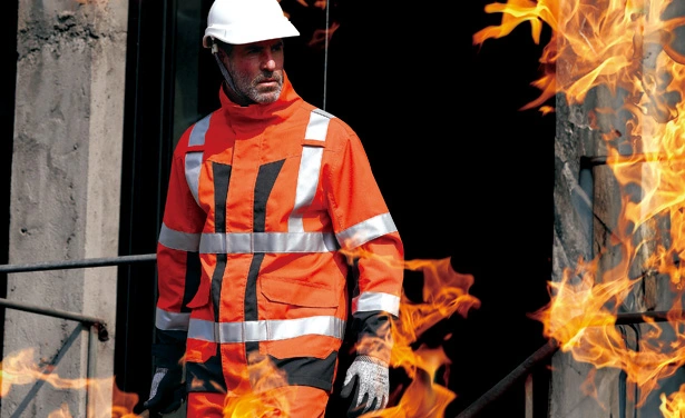 F032FR HI-VIS CHAQUETA RESISTENTE A LA LLAMA DE DOS TONOS