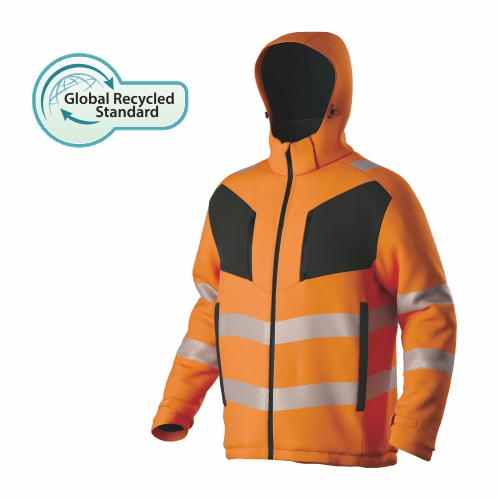 HI-VIS de invierno impermeable de poliéster reciclado